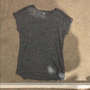 Girls old navy grey tee shirt